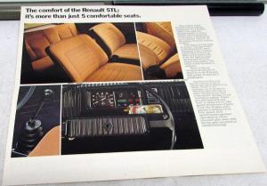 1975 Renault Dealer Sales Brochure Set 15 17 16 12 4 5 6 Models