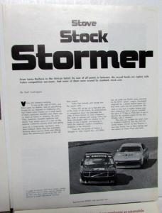 1978 Volvo Dealer Brochure Set 262C Race Cars Consumer Info Model Comparisons