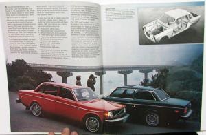 1974 Volvo Dealer Sales Brochure Full Line Car Safety Features