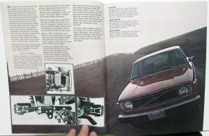 1974 Volvo Dealer Sales Brochure Full Line Car Safety Features