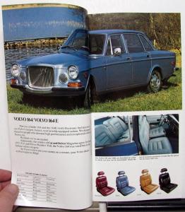 1972 Volvo Dealer Sales Brochure Mailer Full Line Passenger Cars
