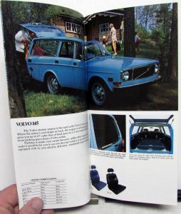 1972 Volvo Dealer Sales Brochure Mailer Full Line Passenger Cars