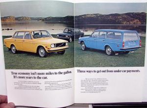 1971 Volvo 140 Series Dealer Sales Brochure Features & Specifications