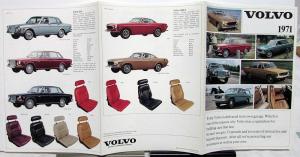 1971 Volvo Full Line Sales Brochure Set 142 144 145 164 1800 E