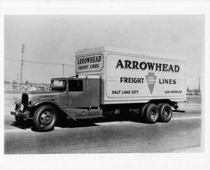 1930s Sterling Arrowhead Freight Lines Truck Press Photo 0011