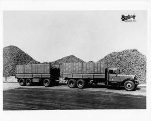 1940s Sterling LAMB Truck and Trailer Press Photo 0025