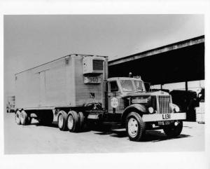 1940s Sterling L131 18-Wheeler Western Truck Lines Press Photo 0026