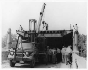 1955 GMC 500 Truck with Crane Press Photo 0168