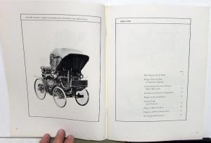 1969 Peugeot Historical Booklet Brochure Car Model Progression From Beginning