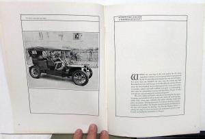 1969 Peugeot Historical Booklet Brochure Car Model Progression From Beginning