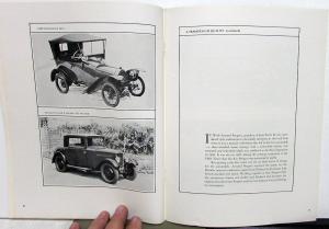 1969 Peugeot Historical Booklet Brochure Car Model Progression From Beginning