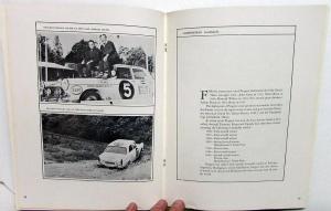 1969 Peugeot Historical Booklet Brochure Car Model Progression From Beginning