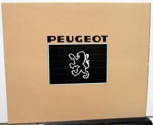 1977 Peugeot Dealer Sales Brochure Folder 504 & 604 Models Features & Specs