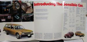 1974 Peugeot 504 Dealer Sales Brochure Folder W/Envelope Model Introduction