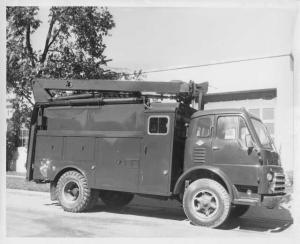 1953 Diamond T COE with Pierce Body Truck Factory Press Photo 0006