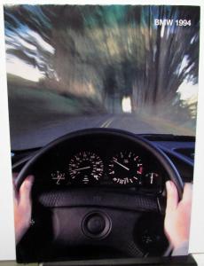 1994 BMW Dealer Sales Brochure Folder Series 3 5 7 8 Poster 325i Convertible