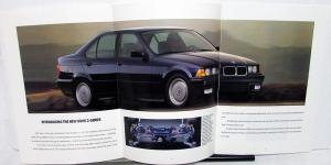 1991 BMW Model Range Full Line Dealer Sales Brochure Series 3 5 7 750iL 850i