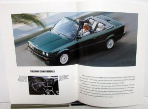 1991 BMW Model Range Full Line Dealer Sales Brochure Series 3 5 7 750iL 850i