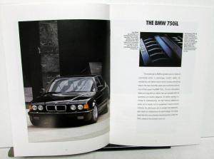 1991 BMW Sales Brochure 850i 750iL 7 Series 5 Series 3 Series 318is M Series
