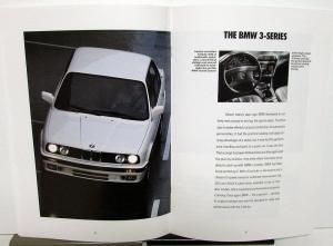 1991 BMW Sales Brochure 850i 750iL 7 Series 5 Series 3 Series 318is M Series