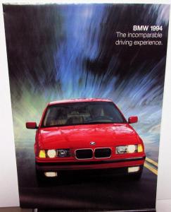 1994 BMW Color Folder Full Line Large Poster 740i Features Specifications