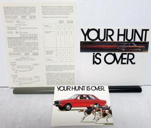 1973 Audi Fox Dealer Sales Literature Collection Brochures Postcard Data Sheet