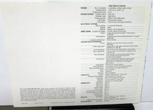 1972 Audi Dealer Sales Literature Collection Brochures Data Cards 100LS Super 90