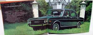 1973 Audi Dealer Prestige Sales Brochure Best Of Seven Great Cars 100 Series