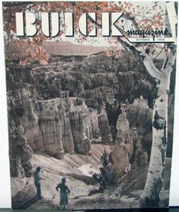 1952 Buick Magazine October Vol 14 No 4 Original With Travel Articles