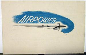 1952 Buick Roadmaster Extra Horsepower Airpower Carburetor Sales Brochure Orig
