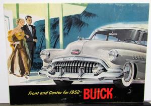 1952 Buick Special 40 Super 50 Roadmaster 70 Sales Brochure Printed 1 52 Orig