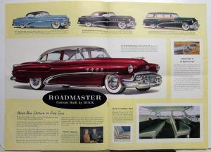 1952 Buick Special 40 Super 50 Roadmaster 70 Sales Brochure Printed 1 52 Orig