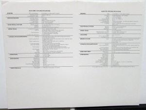 1977 1978 Audi Dealer Sales Brochure Pair 100 LS 5000 & Fox Models