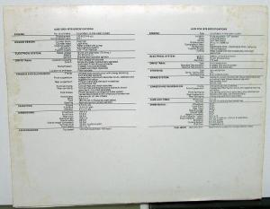 1978 Audi Dealer Sales Brochure Folder 5000 & Fox Features Specifications