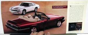 1994 Jaguar Dealer Sales Brochure XJS Convertible & Coupe XJ6 XJ12