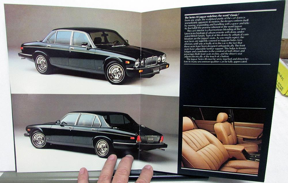 1980 Jaguar Dealer Sales Brochure XJ6 & XJ12 Series ...