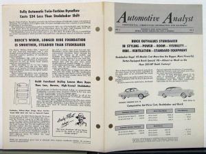 1954 Buick Automotive Analyst Comparison To Studebaker Salesman Only Item Orig
