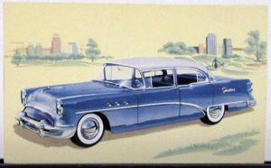 1954 Buick 61 Century Sedan NOS Postcard Original