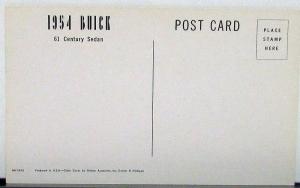 1954 Buick 61 Century Sedan NOS Postcard Original