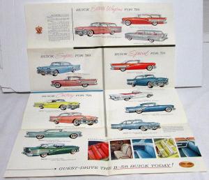 1958 Buick B58 Limited Roadmaster Century Super Special Sales Brochure REV 9 57