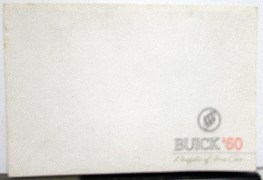 1960 Buick Invicta Wagons Convertibles Electra LeSabre Portfolio Sales Folders