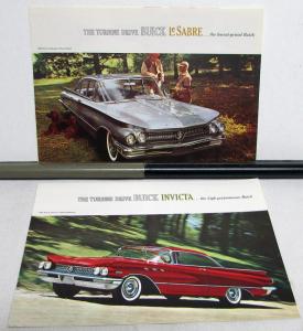 1960 Buick Invicta Wagons Convertibles Electra LeSabre Portfolio Sales Folders
