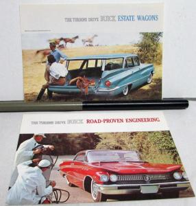 1960 Buick Invicta Wagons Convertibles Electra LeSabre Portfolio Sales Folders