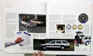 1987 Mercedes-Benz S-Class Dealer Prestige Sales Brochure Features & Specs