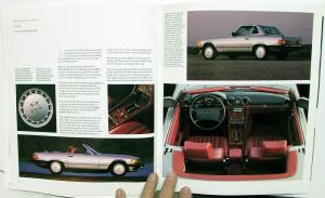 1987 Mercedes-Benz S-Class Dealer Prestige Sales Brochure Features & Specs