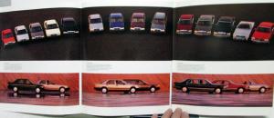 1987 Mercedes Benz 190 Class Dealer Prestige Sales Brochure Features & Specs