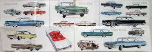 1960 Buick LeSabre Invicta Electra Sales Brochure With PA Dealers Listed Orig