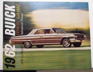 1962 Buick Electra 225 Invicta LeSabre Color Sales Brochure MAILER Original