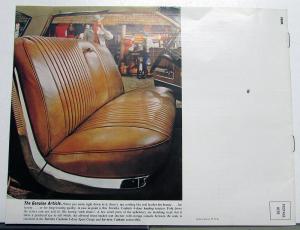 1962 Buick Electra 225 Invicta LeSabre Color Sales Brochure MAILER Original