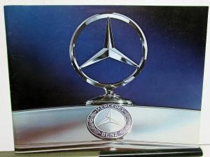 1976 Mercedes-Benz Dealer Sales Brochure Full Line Features & Specifications